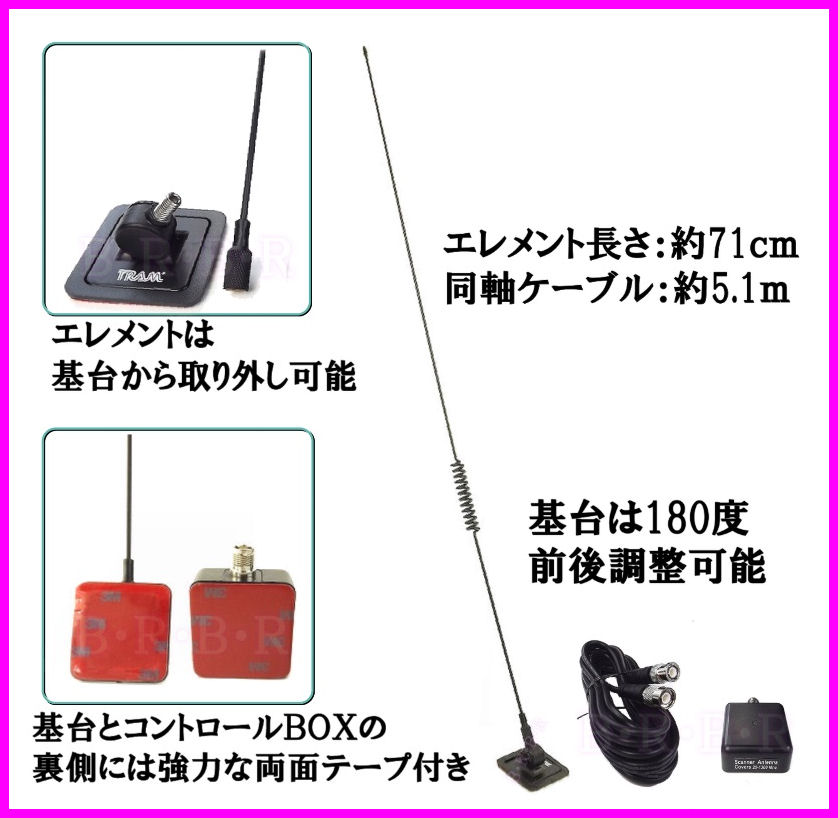 アンテナセット ユニデン社 Hf Vhf Uhf マルチバンド 高性能 広帯域 瞬間同調 ハンディ情報受信機 25 1300mhｚ広帯域受信 ガラスマウント アンテナ 新品 格安 即納